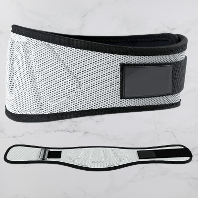 Ceinture pour la musculation - FitnessWaistBelts™ - Gris - Fitronik