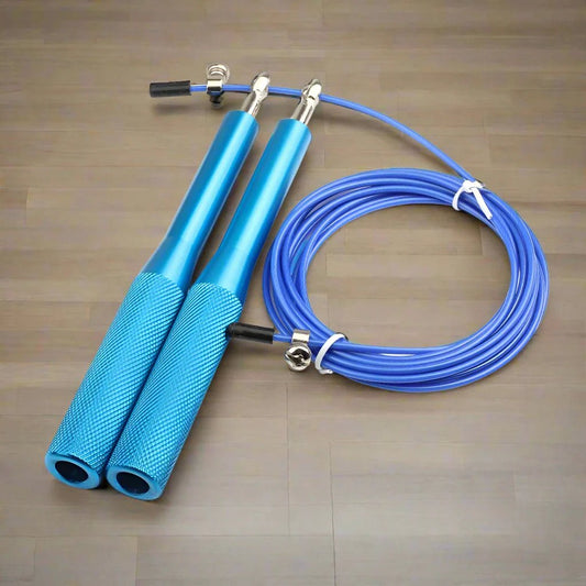 Corde à Sauter - JumpRopeCrossfit™ - Bleu - Fitronik