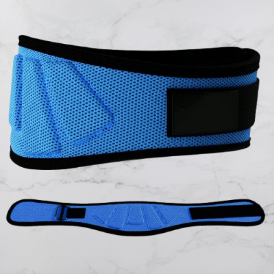 Ceinture pour la musculation - FitnessWaistBelts™ - Bleu - Fitronik