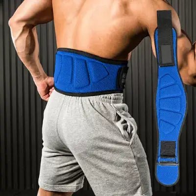 Ceinture pour la musculation - FitnessWaistBelts™ - Bleu - Fitronik