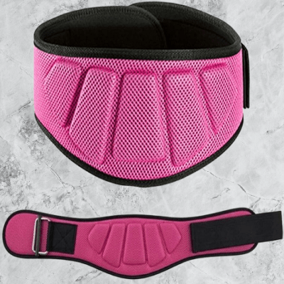 Ceinture pour la musculation - FitnessWaistBelts™ - Rose - Fitronik