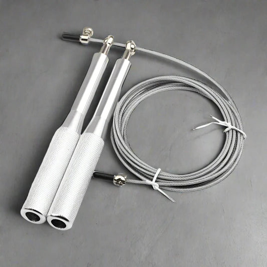 Corde à Sauter - JumpRopeCrossfit™ - Argent - Fitronik