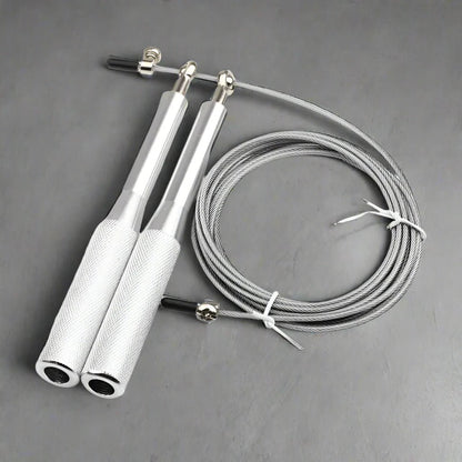 Corde à Sauter - JumpRopeCrossfit™ - Argent - Fitronik