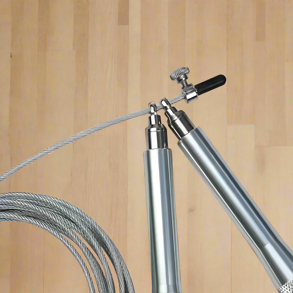 Corde à Sauter - JumpRopeCrossfit™ - Argent - Fitronik