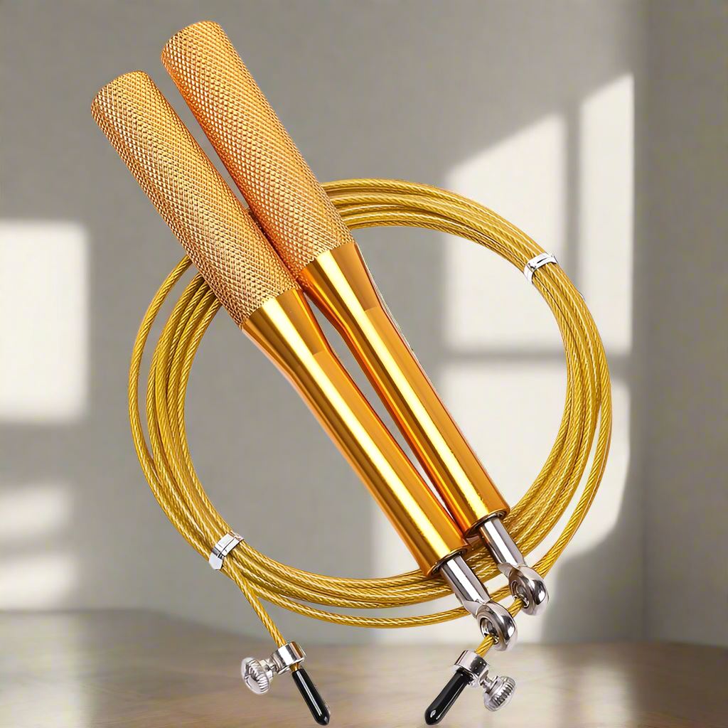 Corde à Sauter - JumpRopeCrossfit™ - Or - Fitronik