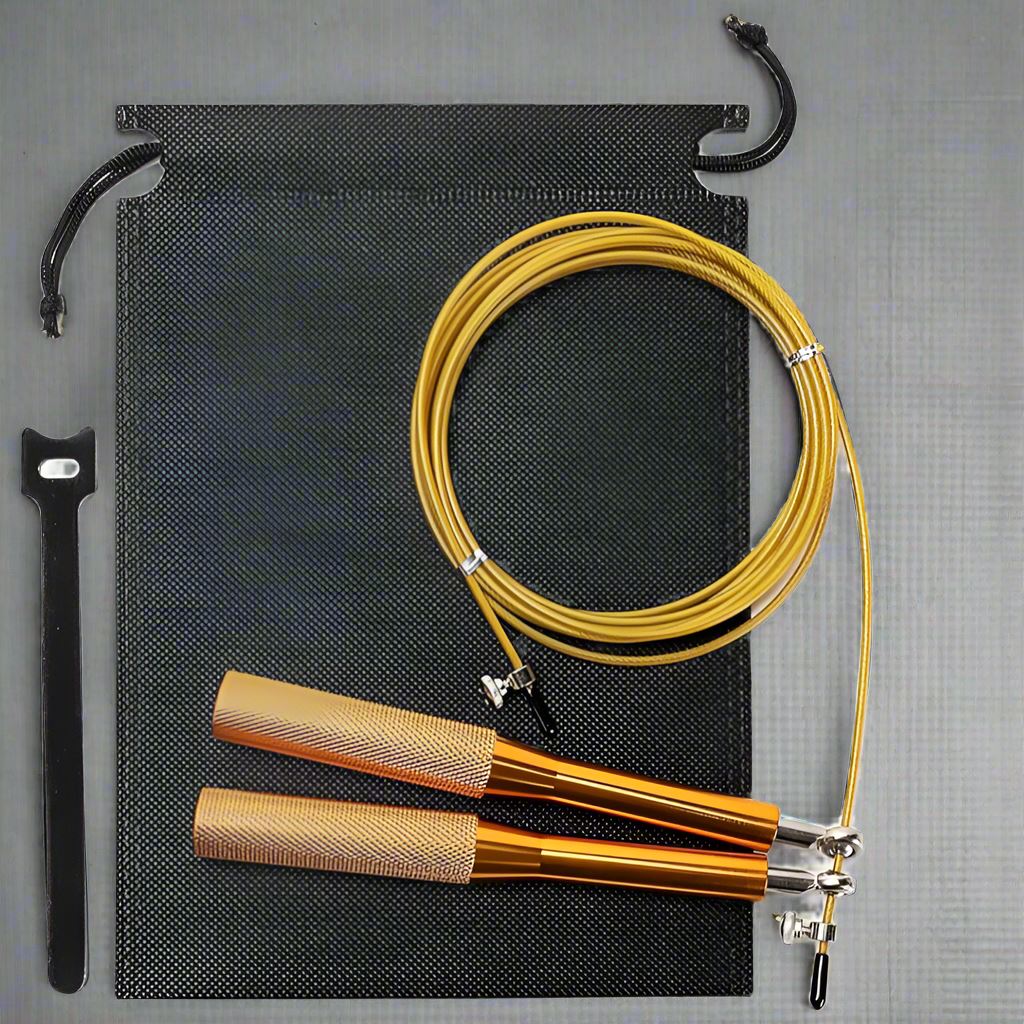 Corde à Sauter - JumpRopeCrossfit™ - Or - Fitronik