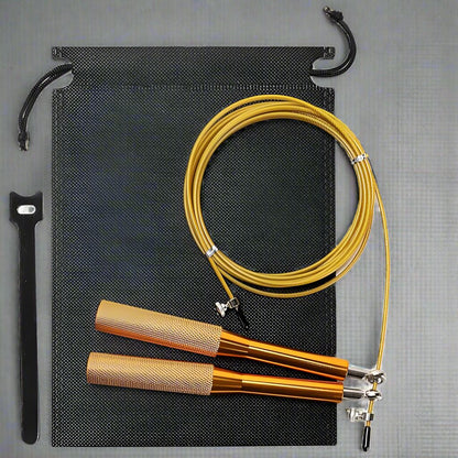 Corde à Sauter - JumpRopeCrossfit™ - Or - Fitronik