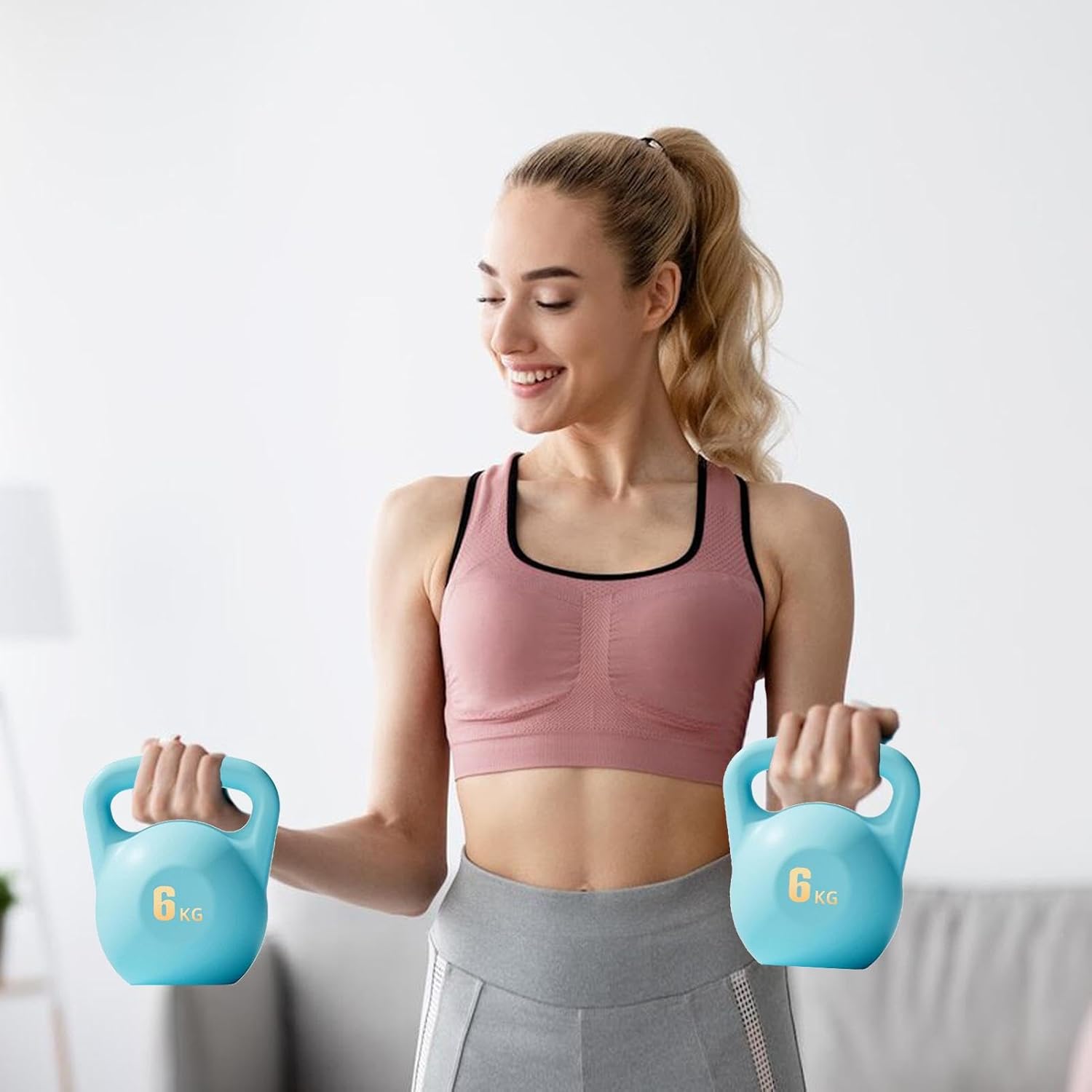 Kettlebell Souple - SoftKettle™ - Bleu - Fitronik
