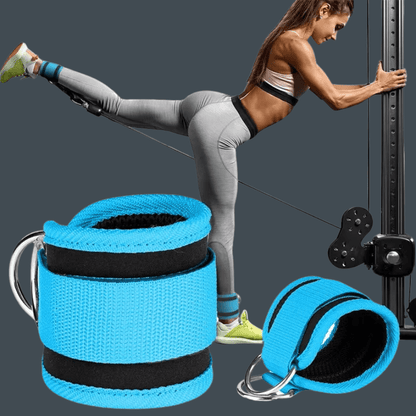 Sangle de Cheville - AnkleFit™ - Bleu - Fitronik
