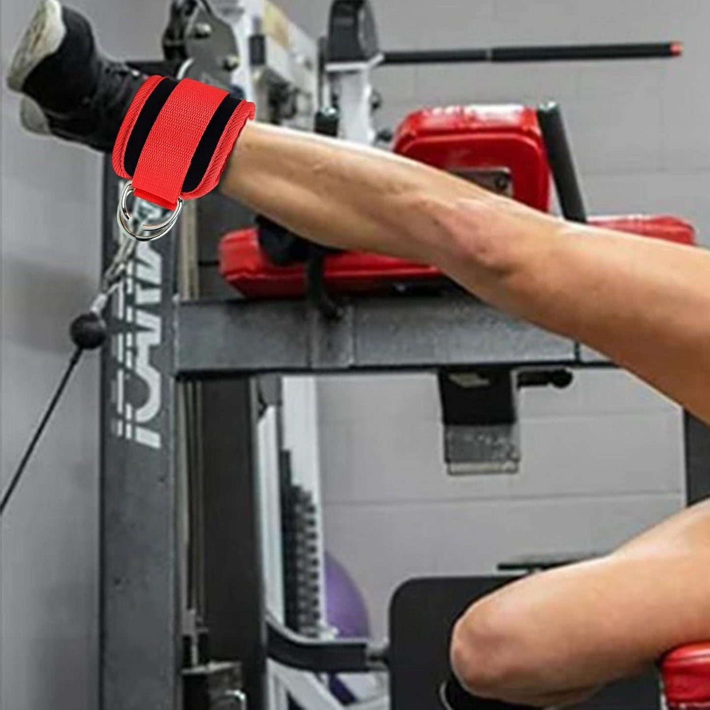 Sangle de Cheville - AnkleFit™ - Rouge - Fitronik